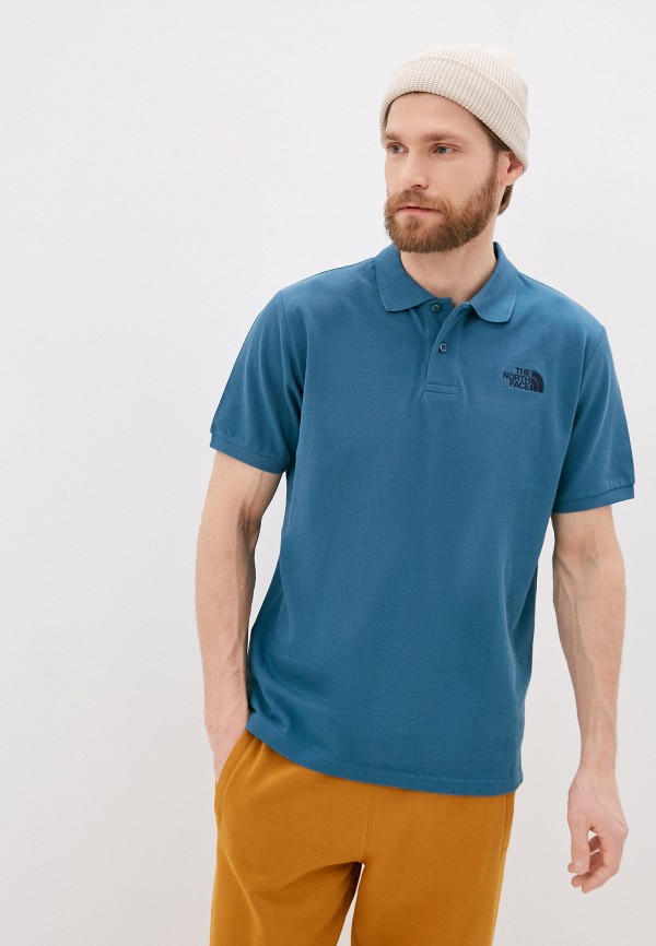 

Поло The North Face, Синий, M POLO PIQUET