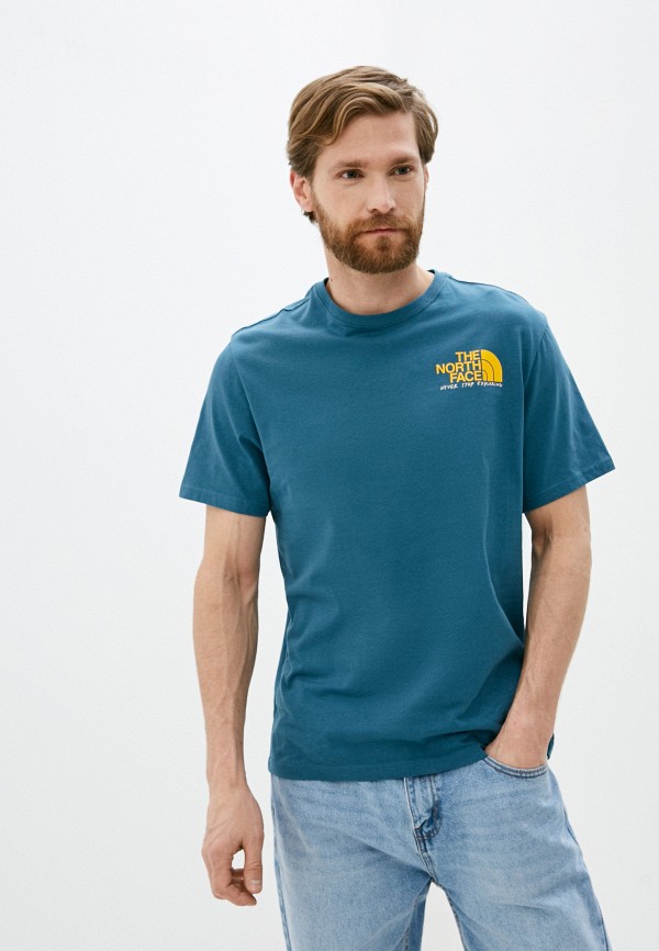 

Футболка The North Face, Бирюзовый, M S/S GRAPHIC TEE