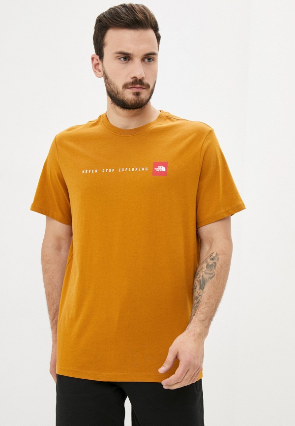 

Футболка The North Face, Коричневый, M S/S NEVER STOP EXPLORING TEE