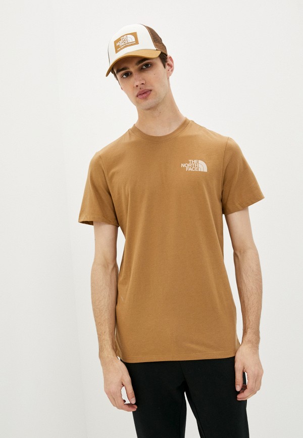 

Футболка The North Face, Коричневый, U S/S WALLS ARE MEANT FOR CLIMBING TEE