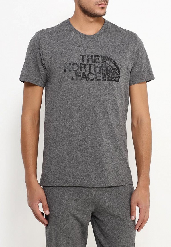 

Футболка The North Face, Серый, M SS WOODCU DOME TEE TNF ME GR HE