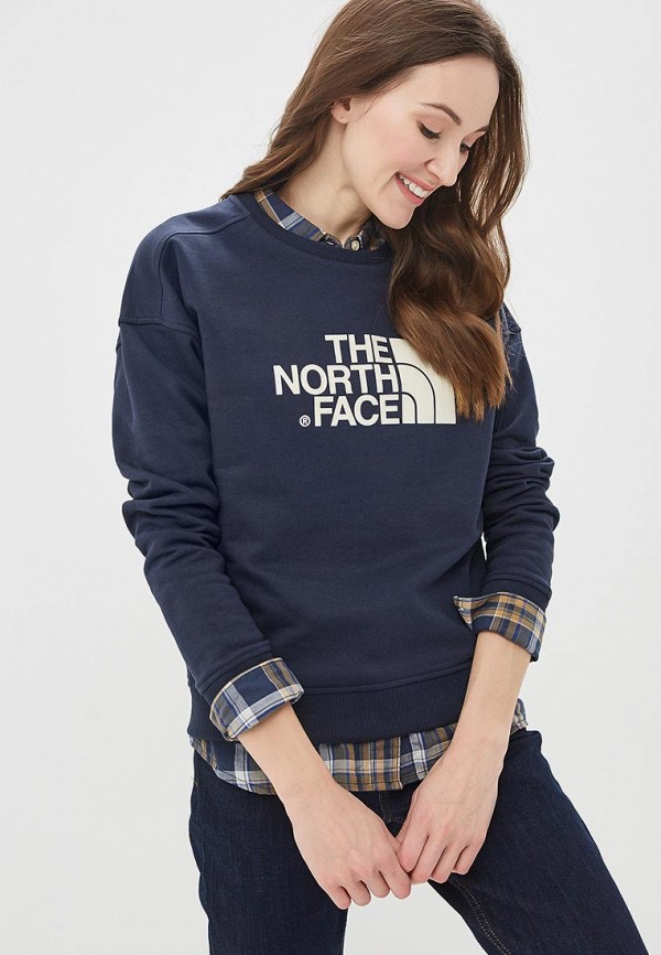 

Свитшот The North Face, W DREW PEAK CREW-EU, Синий