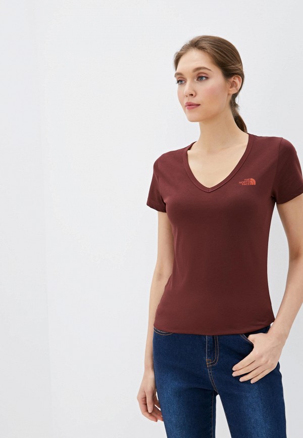

Футболка The North Face, Коричневый, W S/S SIMPLE DOM TEE