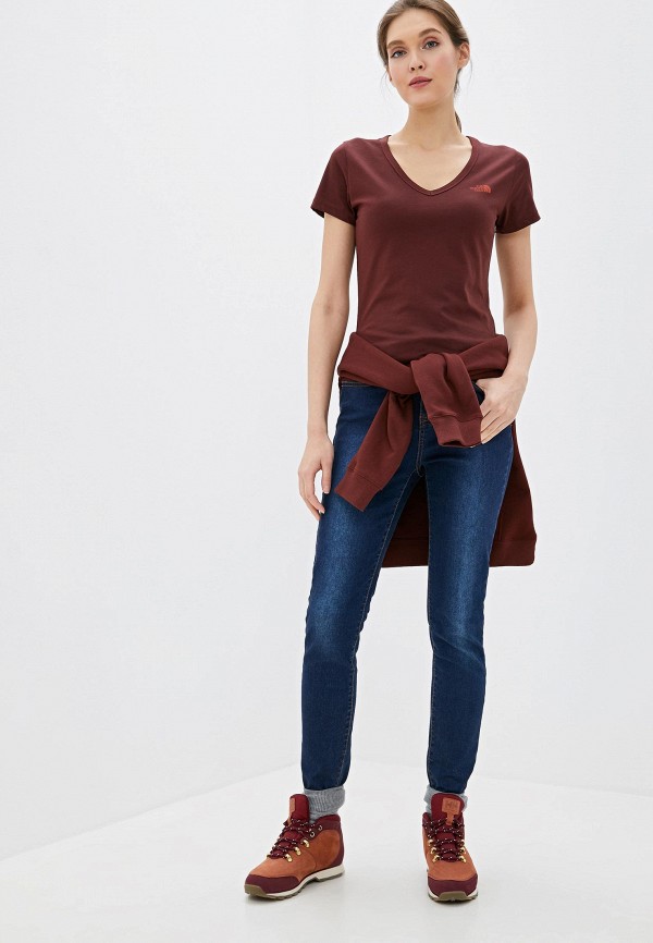 

Футболка The North Face, Коричневый, W S/S SIMPLE DOM TEE