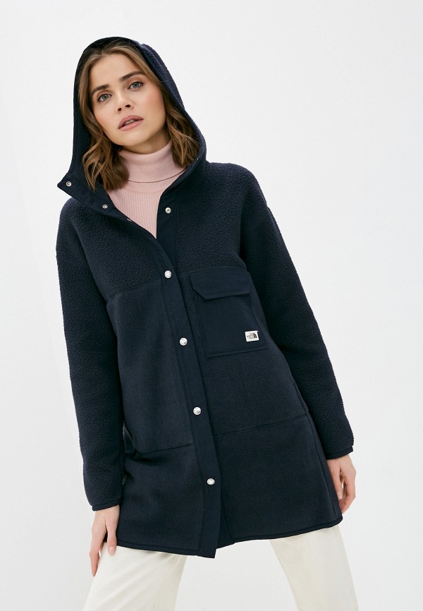 

Куртка утепленная The North Face, Синий, W CRAGMONT FLEECE COAT