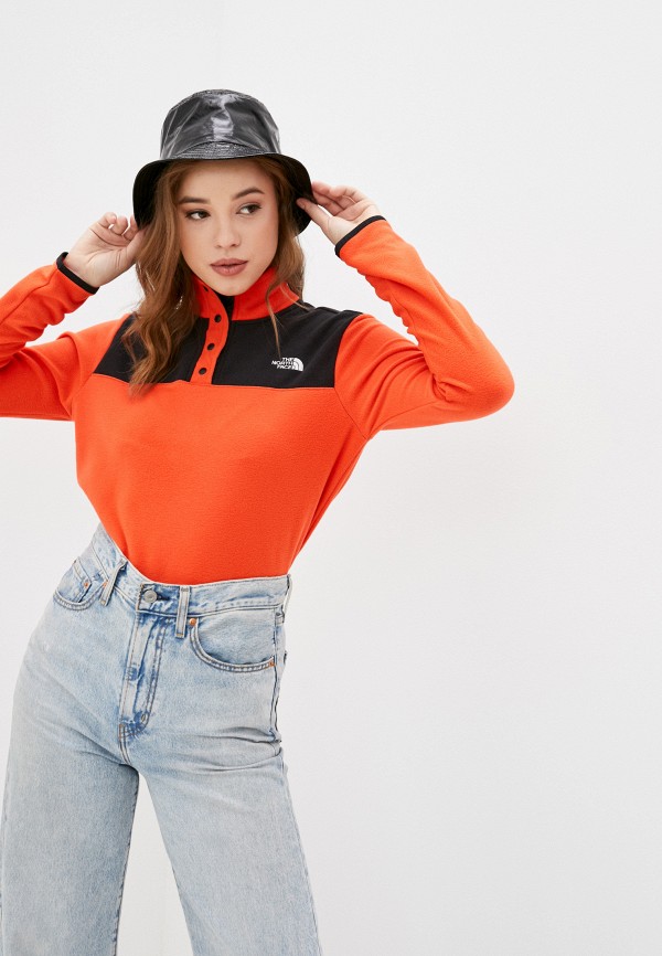 

Олимпийка The North Face, Оранжевый, W TKA GLACIER SNAP-NECK PULLOVER