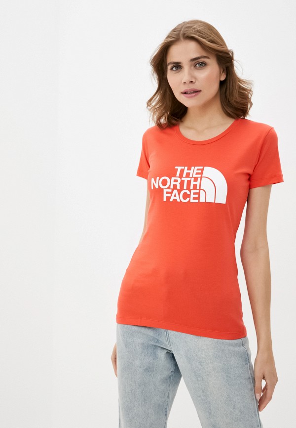 

Футболка The North Face, Коралловый, W S/S EASY TEE