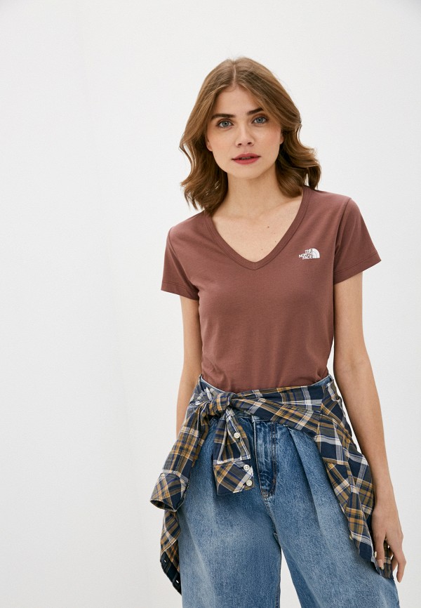 

Футболка The North Face, Коричневый, W S/S SIMPLE DOME TEE