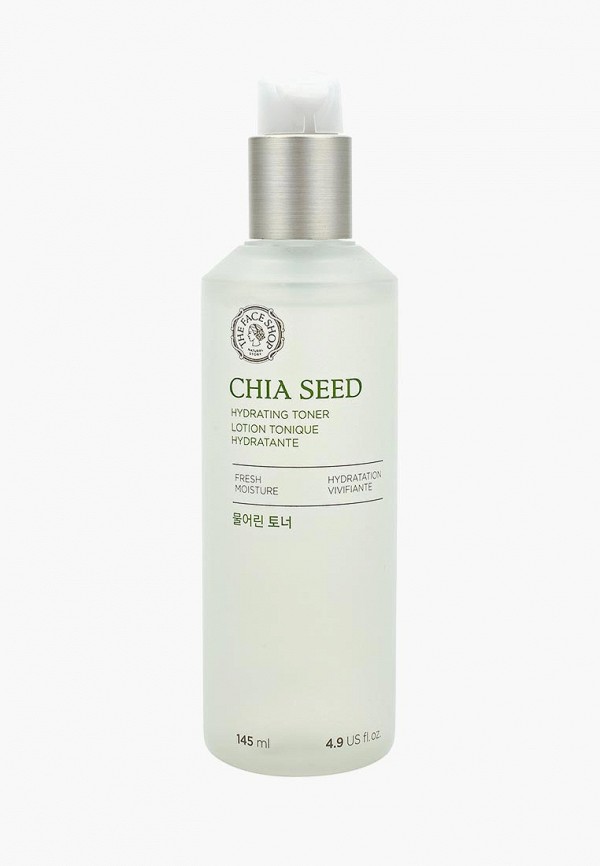 

Тоник для лица The Face Shop, Прозрачный, CHIA SEED Увлажняющий с экстрактом семян Чиа, 145 мл
