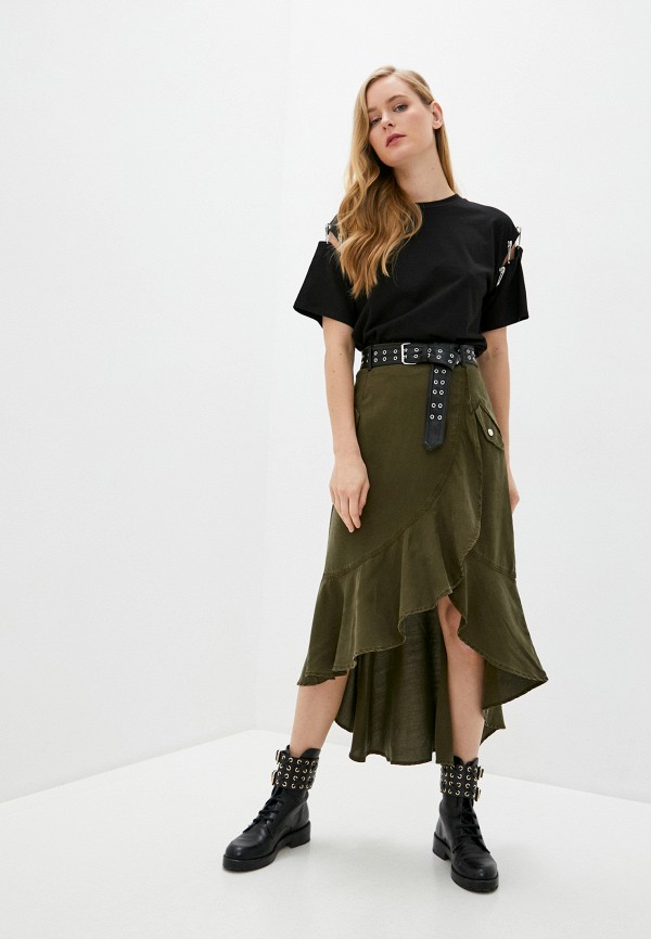 

Юбка The Kooples, Хаки, The Kooples TH021EWHMCA9