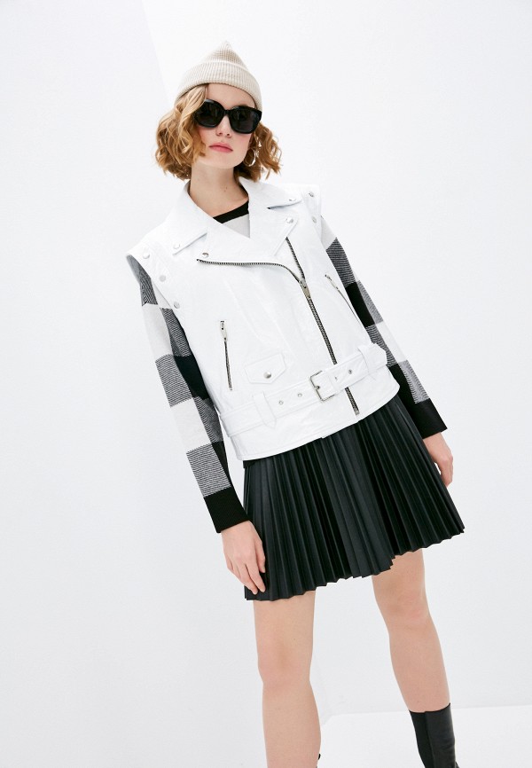 

Куртка кожаная The Kooples, Белый, The Kooples TH021EWLXWL0