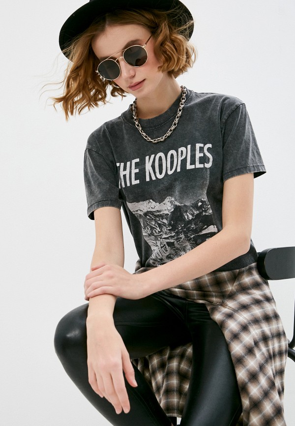 

Футболка The Kooples, Серый, The Kooples TH021EWLXWN1