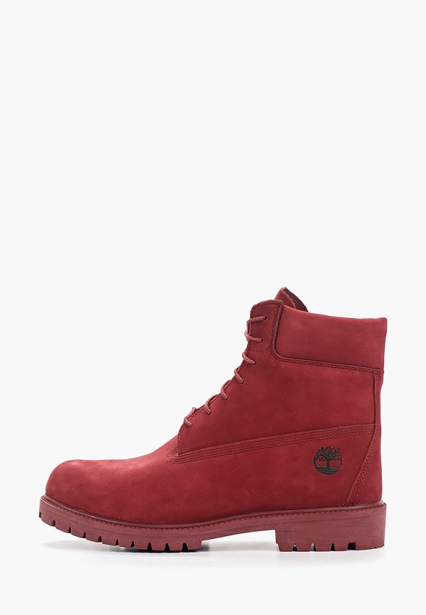 

Тимберленды Timberland, Бордовый, 6 Prem Rubber Cup Boot Blind Eyelets SYRAH""