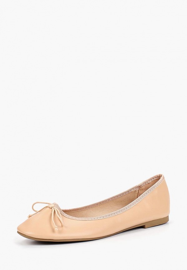 

Балетки Topshop, Topshop TO029AWCFLG5, Бежевый