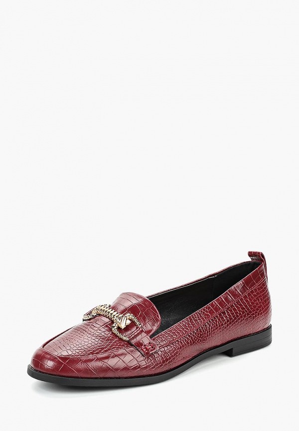 

Лоферы Topshop, Topshop TO029AWCOYD4, Бордовый