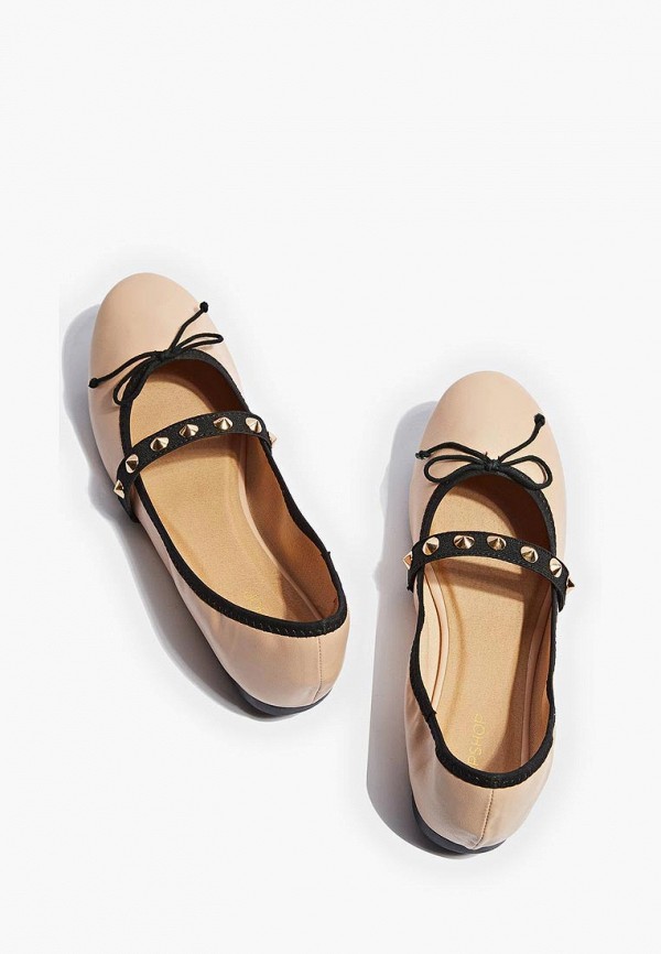 

Балетки Topshop, Бежевый