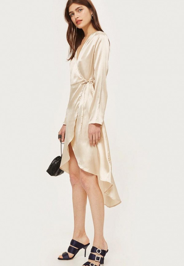 

Платье Topshop, Бежевый