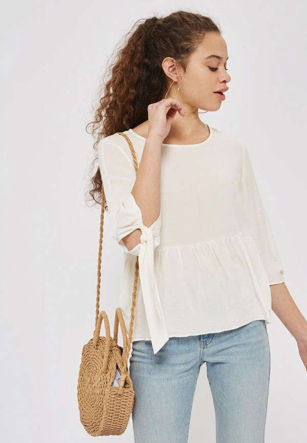 

Блуза Topshop, Бежевый