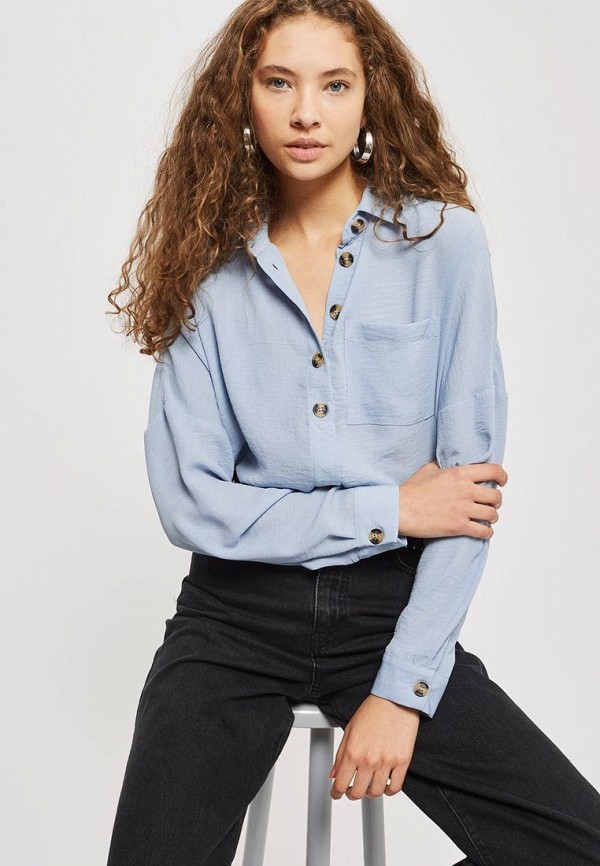 

Блуза Topshop, Голубой