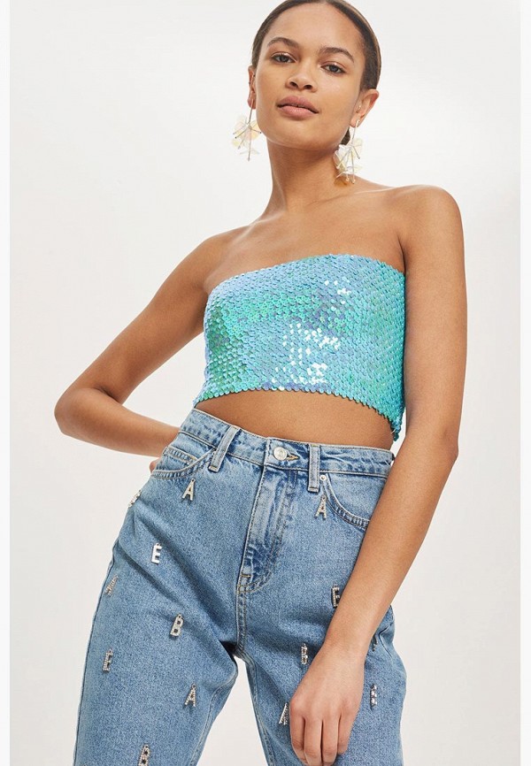 

Топ Topshop, Бирюзовый