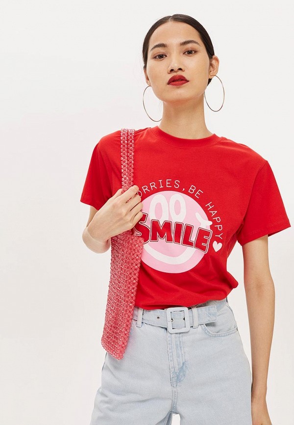 

Футболка Topshop, Красный