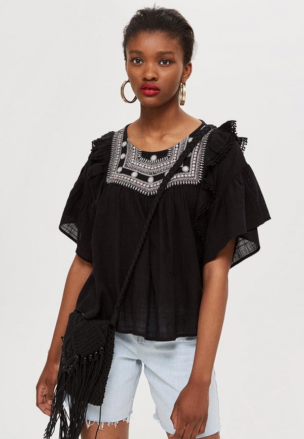 

Блуза Topshop, Черный
