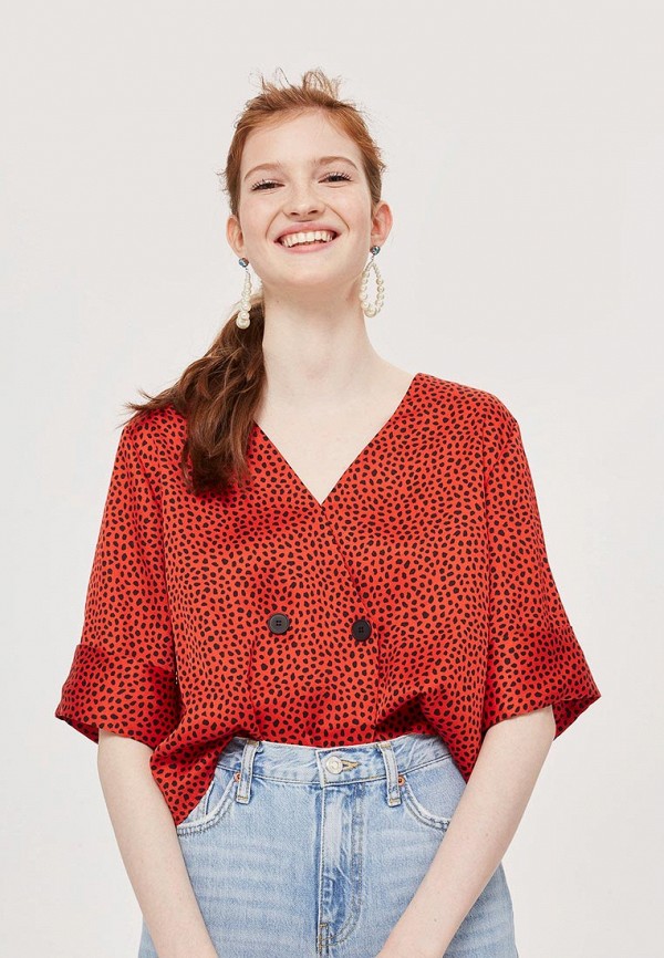 

Блуза Topshop, Красный