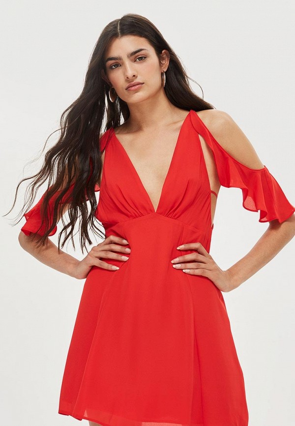 

Платье Topshop, Красный, Topshop TO029EWBTOX2