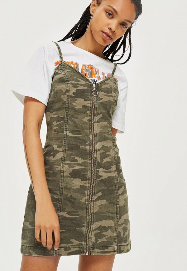 

Платье Topshop, Хаки