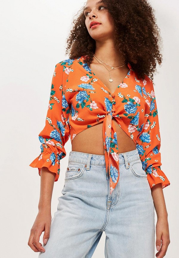 

Блуза Topshop, Оранжевый, Topshop TO029EWBVLY2
