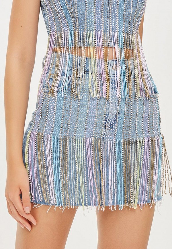 

Юбка джинсовая Topshop, Голубой