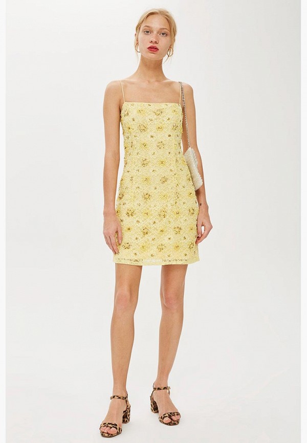 

Платье Topshop, Желтый, Topshop TO029EWCFRI5