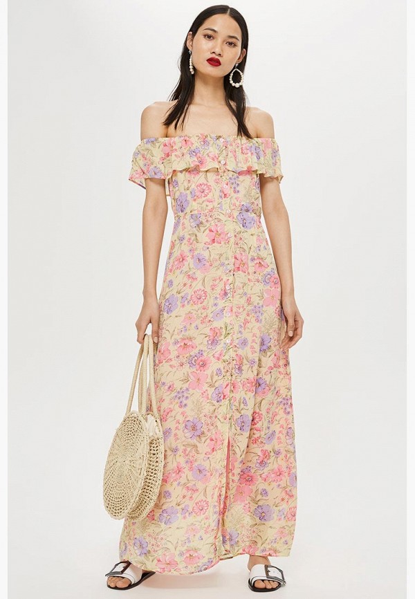 

Платье Topshop, Бежевый