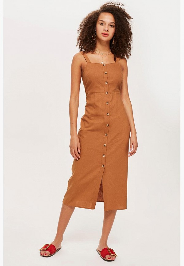 

Платье Topshop, Коричневый