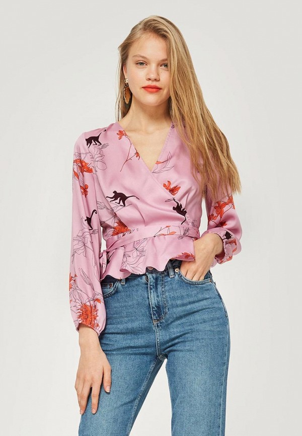 

Блуза Topshop, Topshop TO029EWCIMN7, Розовый