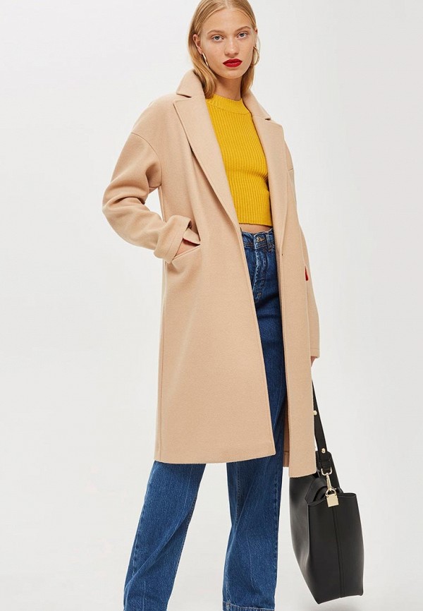 

Пальто Topshop, Бежевый