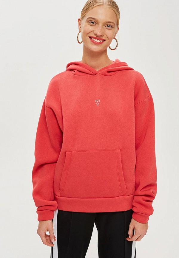 

Худи Topshop, Topshop TO029EWCMPN4, Коралловый