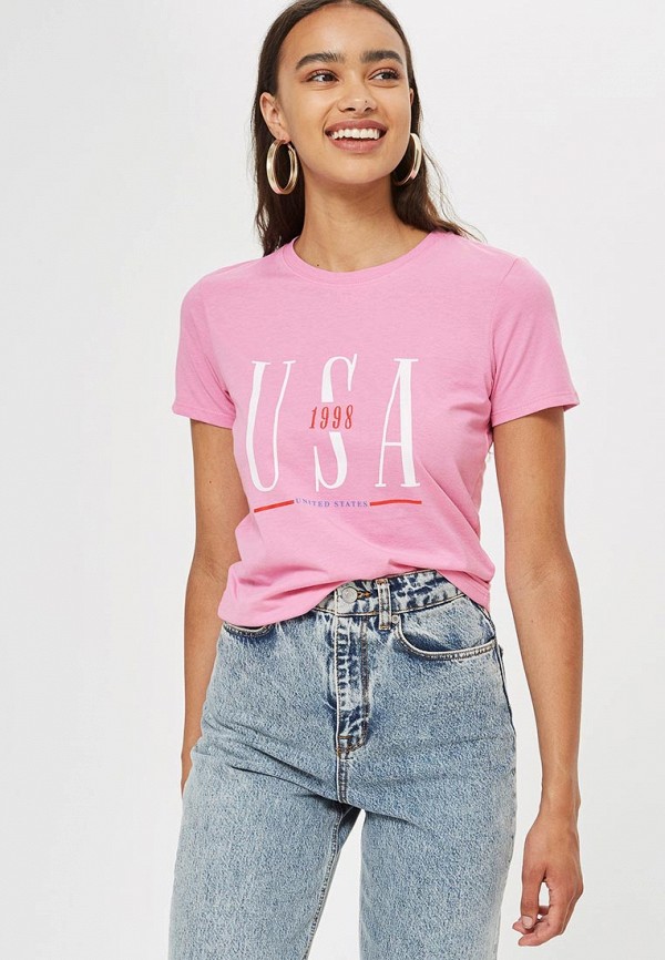

Футболка Topshop, Розовый