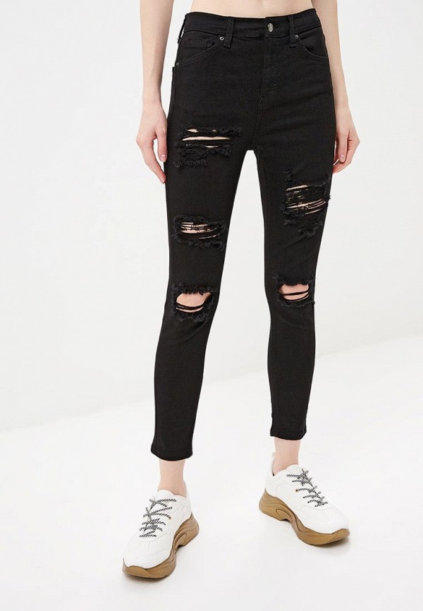 

Джинсы Topshop, Topshop TO029EWCRNK1, Черный