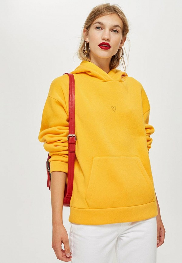 

Худи Topshop, Topshop TO029EWCRNU9, Желтый