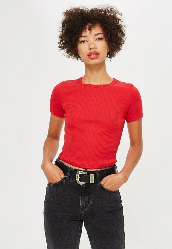 

Футболка Topshop, Topshop TO029EWCSZO8, Красный