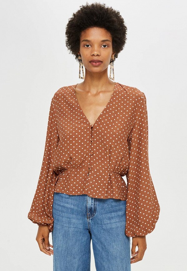 

Блуза Topshop, Коричневый