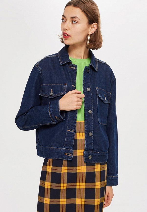 

Куртка джинсовая Topshop, Topshop TO029EWCUWS1, Синий