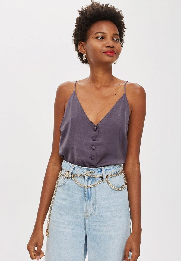 

Топ Topshop, Topshop TO029EWCUWT8, Фиолетовый