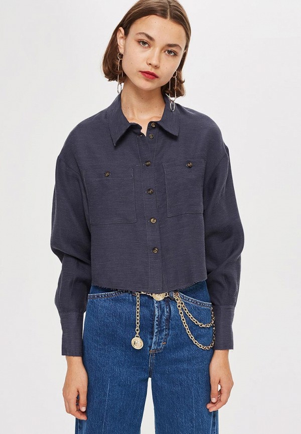 

Рубашка Topshop, Синий