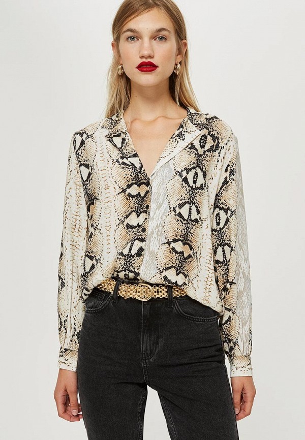 

Блуза Topshop, Бежевый