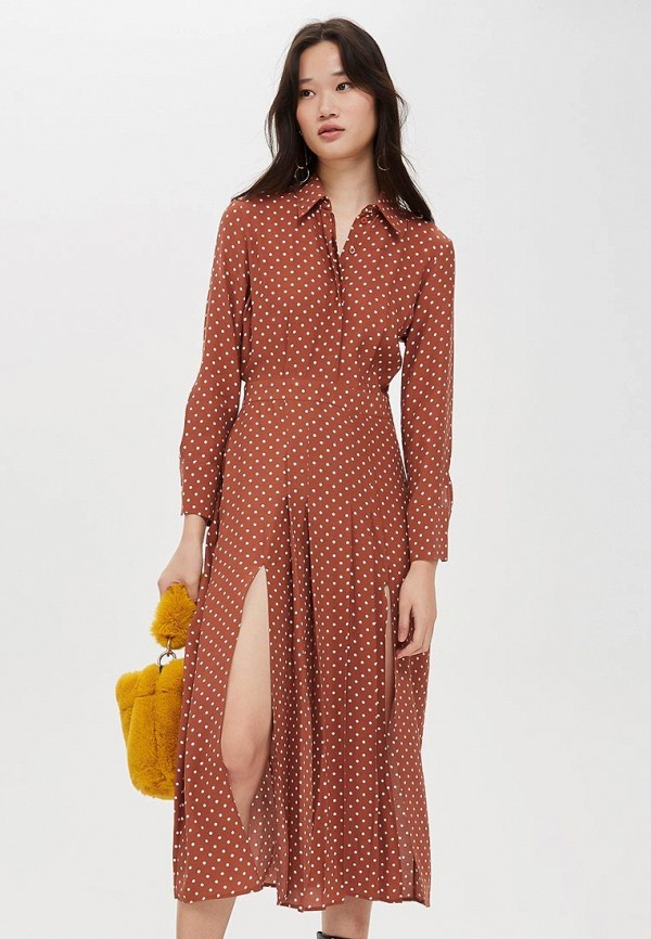 

Платье Topshop, Коричневый