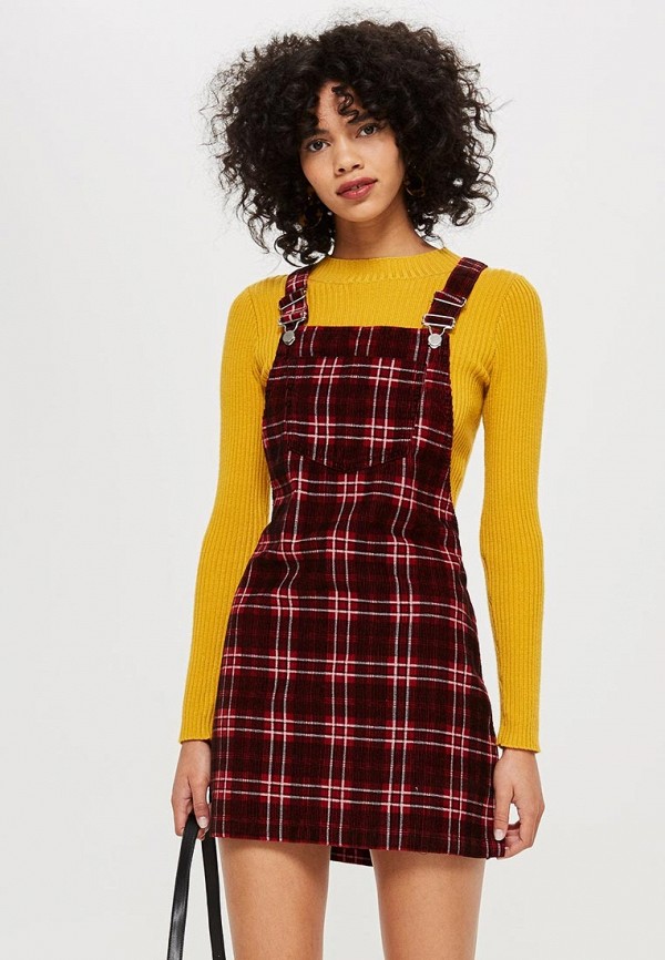 

Сарафан Topshop, Бордовый, Topshop TO029EWCYGI7
