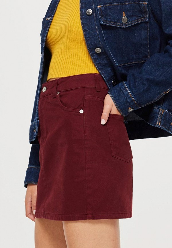 

Юбка Topshop, Бордовый