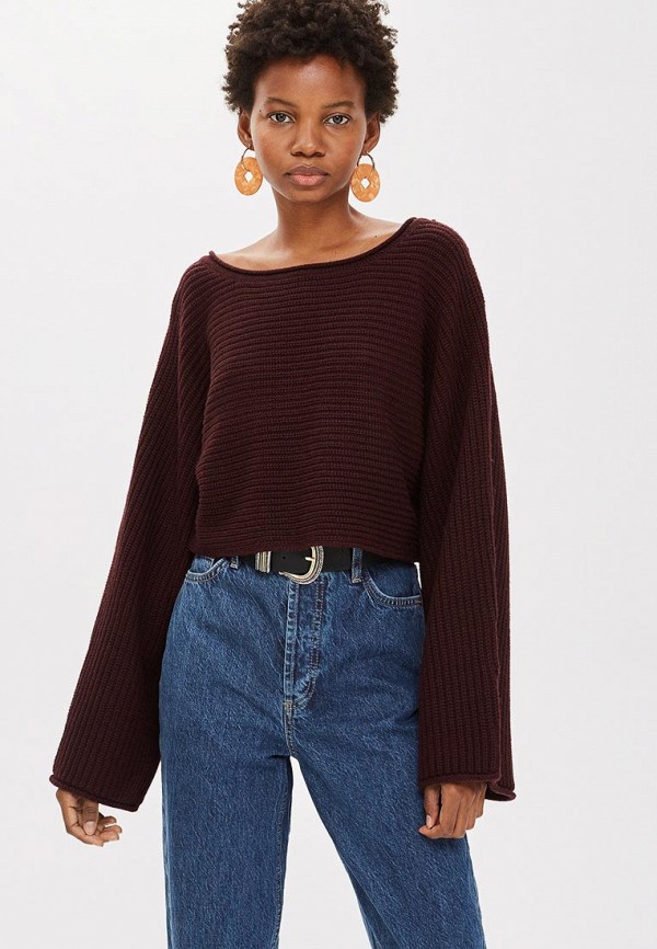 

Джемпер Topshop, Topshop TO029EWCYGL4, Бордовый